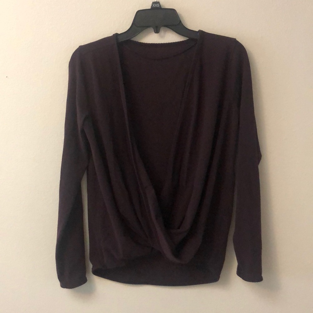 Lululemon wrap front top